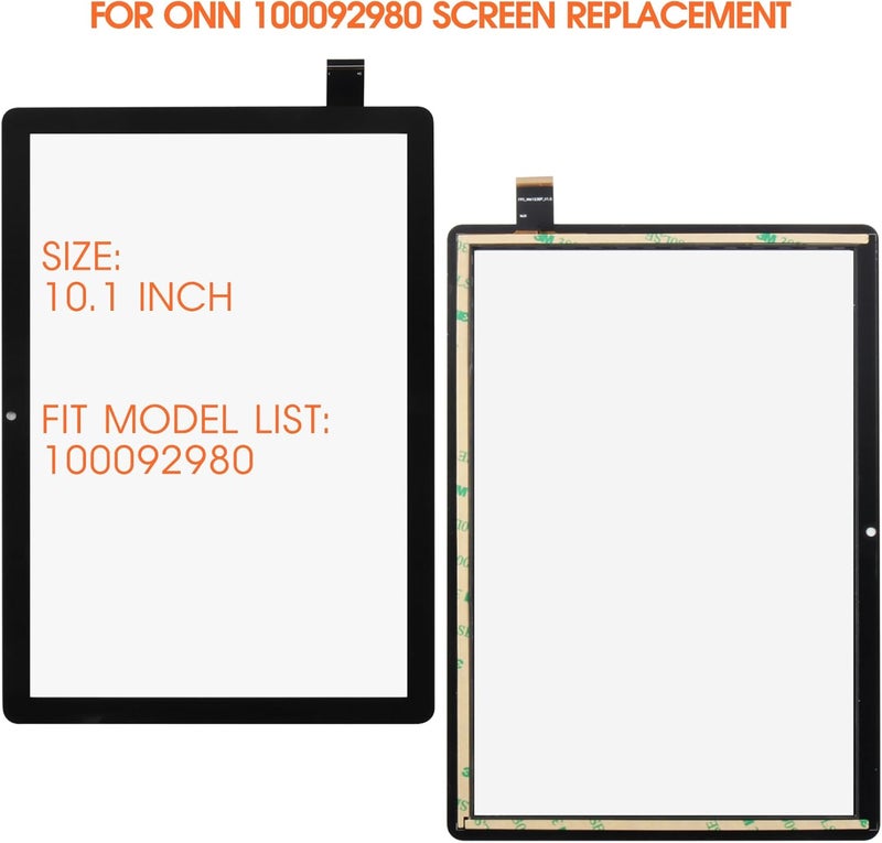 AGCUT for Onn 100092980 Screen Replacement for Onn Kids Tablet 10.1 Screen for Onn 100092980 Touch Screen Digitizer Black with Tools(not Including LCD) - Image 2